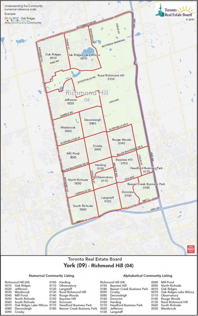 Richmond Hill District_Map